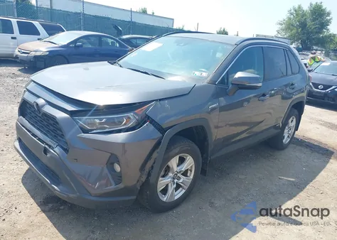 2019 Toyota Rav4 Hybrid Xle из США, поврежденный, VIN 2T3RWRFV1KW019281